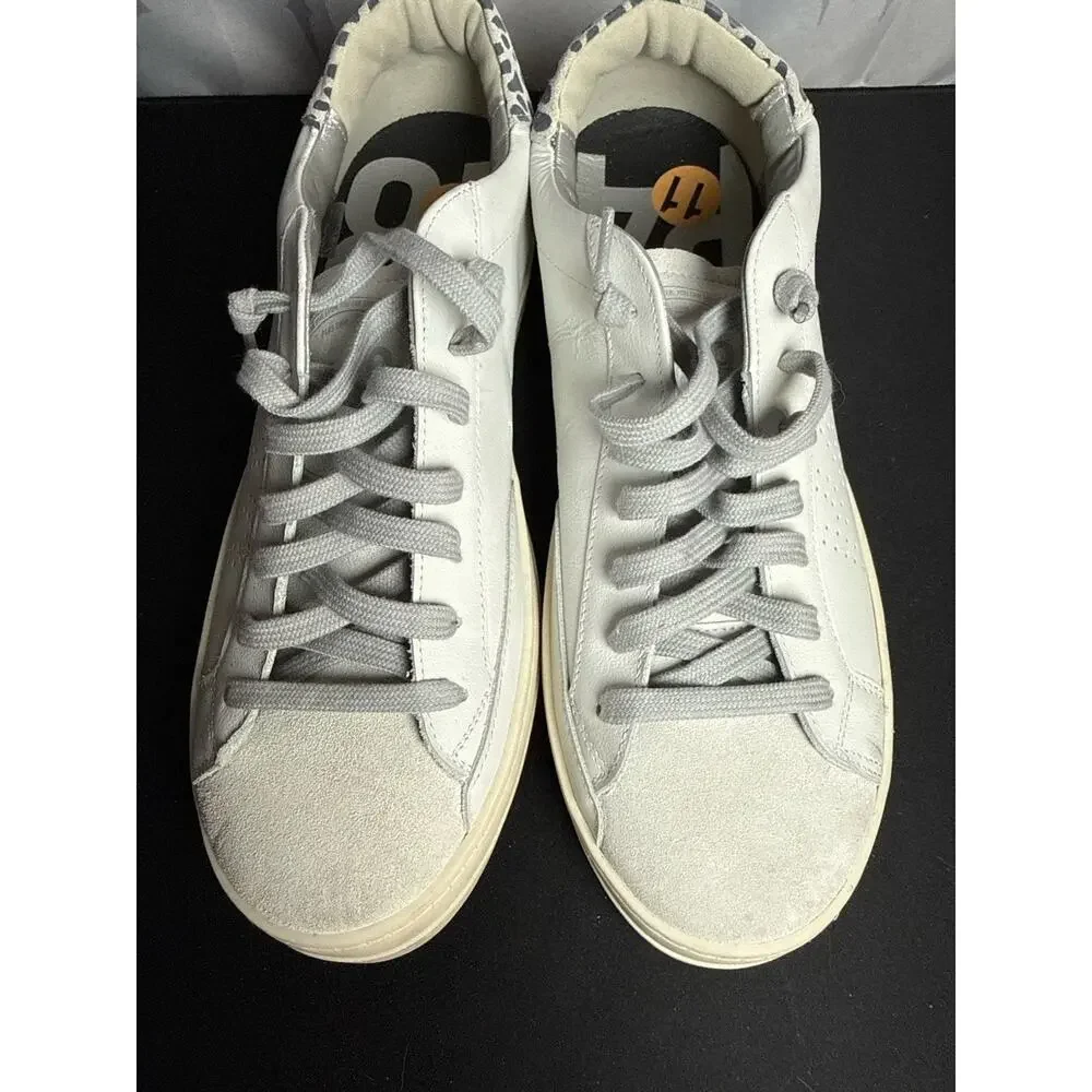 P448 Women’s 11/11.5 (42) John Low Top Sneaker White $298 New Blemishes